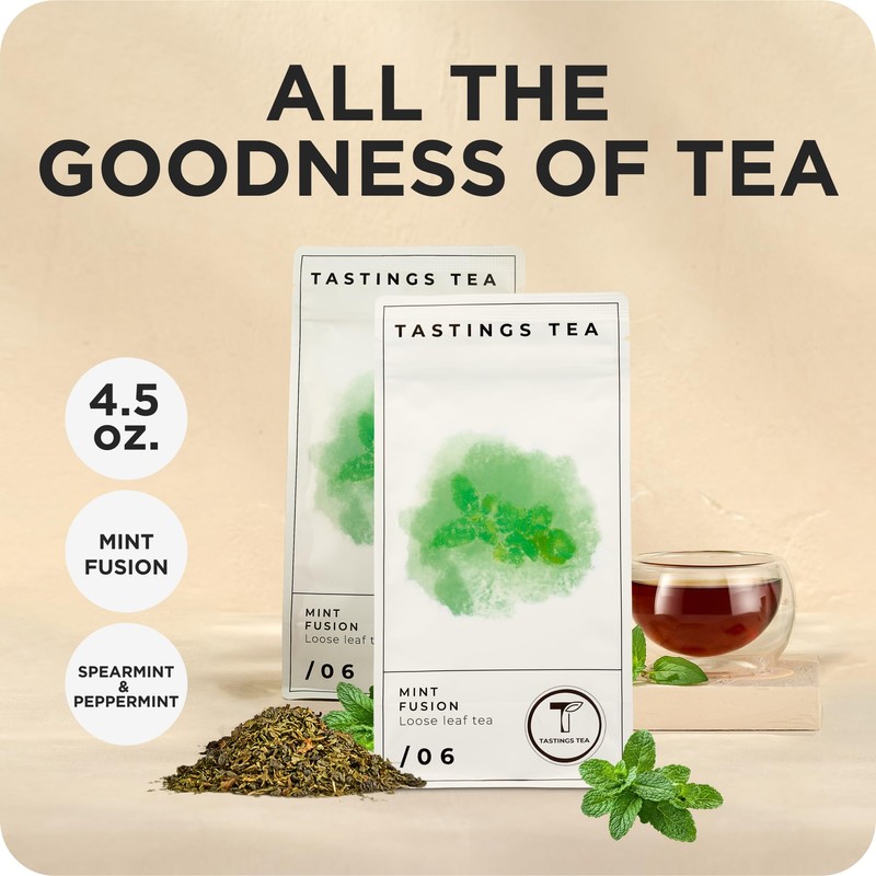 Tastings Tea Mint Fusion - 4.5 oz Loose Leaf |