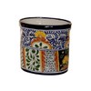 Tierra Fina Talavera Waste Basket - 9.50" Tall