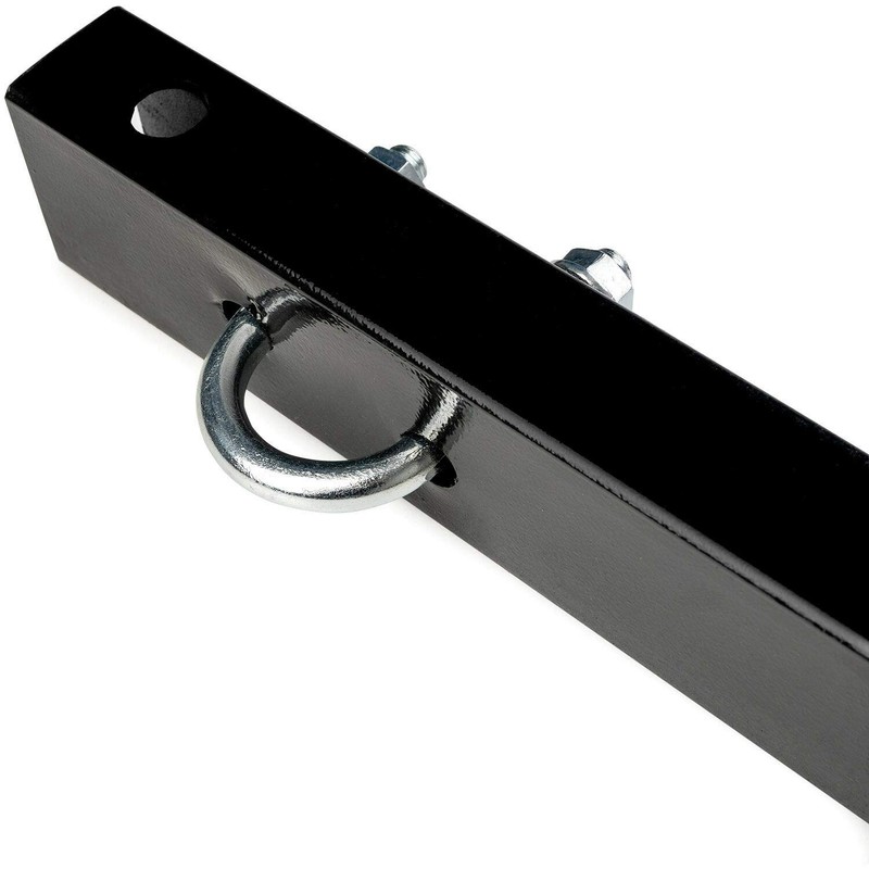 INTBUYING Adjustable Universal Tow Bar + 2X Safety Chains 2"