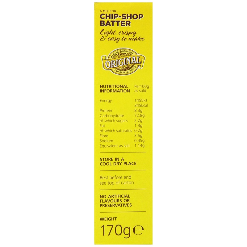Goldenfry Chip Shop Batter Mix, 5.95-Ounce (Pack of 6)