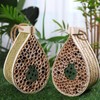 Mason Bee House, Pollinating Palace，Hanging Wooden bee House Habitat with