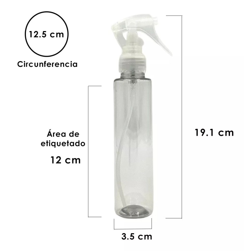 Xena Atomizador Rociador 125 Ml Frasco Botellas De Plastico X