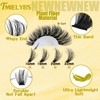 TMIELYBS Fluffy Lash Clusters Kit 16-22mm Long Cluster Eyelash Extensions
