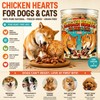 xixisusu Freeze Dried Chicken Hearts for Dogs and Cats -