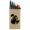 Azeeda 'Goth Couple' Coloured Crayon Set (CY00033933)