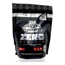 Proteína Zero Carbs 1 Kg Fresa 30 Serv Isolatada Blackbear                                                                                            