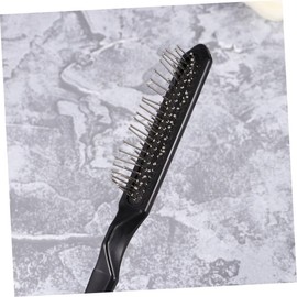 TOVINANNA 6pcs Professional Cushion Wig Brush Pointed Tail Design for Easy Detangling and Styling for Hair Extensions and Wigs Static Black Brushes for Women and Girls