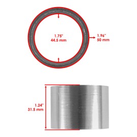 Caltric Exhaust Muffler Gasket Seal for Polaris Ranger RZR 4 800 2010 2011 2012 - 2014