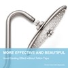 OFFO Shower Head Extension Arm 25.4cm(10 in), Brushed Nickel S