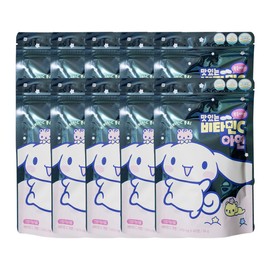 Sanrio Cinnamoroll Vitamin C Zinc 40 tablets Peach Flavor (10 bags) Daycare Kindergarten Birthday Gift / 산리오 시나모롤 비타민C아연 40정 복숭아맛 (10봉지) 어린이집 유치원 생일선물