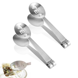 2 PCS Tea Bag Squeezer, Tea Bag Squeezer Tongs, Teabag Squeezer Tool Stainless Steel Tea Bag Holder Tea Tongs Strainer Clip Spoon for Gripping Tea Bags Ice Sugar Cubes, Tea Accessories for Tea Lovers.