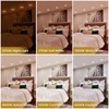 12 Pack Black 5/6 Inch LED Can Lights with Night