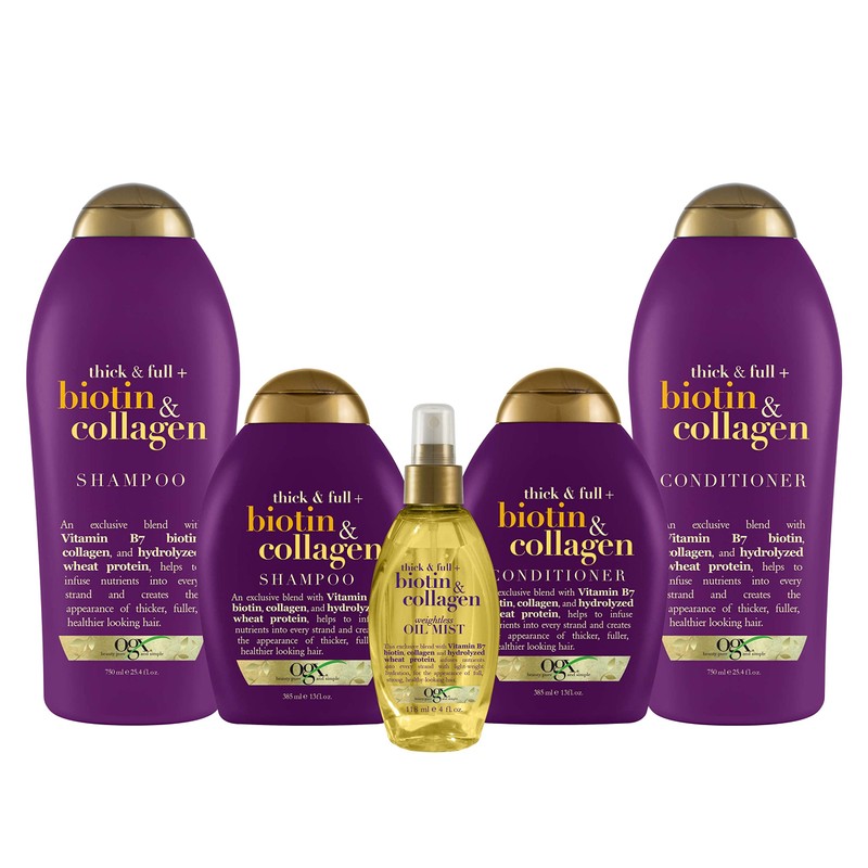 OGX Thick & Full Biotin & Collagen Weightless Oil Mist,