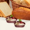 Garneck 1000pcs Mini Loaf Pan Liners Oval Baking Cups and