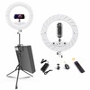 Large Ring Light with 72" Tripod Stand, (White, 13)