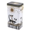 Fridolin Rosina Wachtmeister: Cats, Sepia Metal Storage Container with Lock