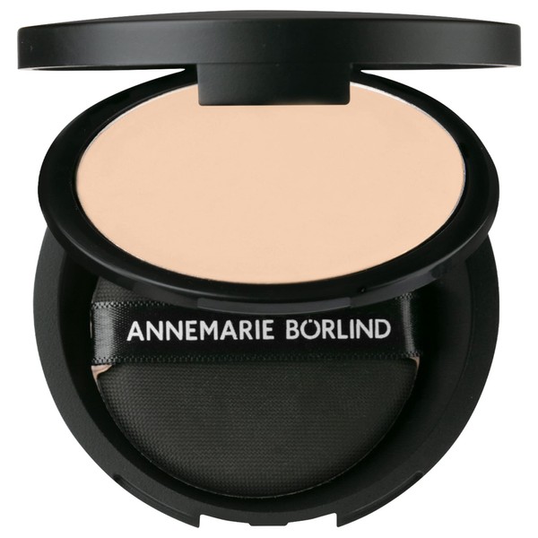 ANNEMARIE BÖRLIND TEINT EFFECTIVE NATURAL BEAUTY Compact Make-Up (10 g) - Nourishing Make-up, Ideal for Redness, Unevenness and Pigment Disorders, Soothing and Irritation-Relieving, Vegan