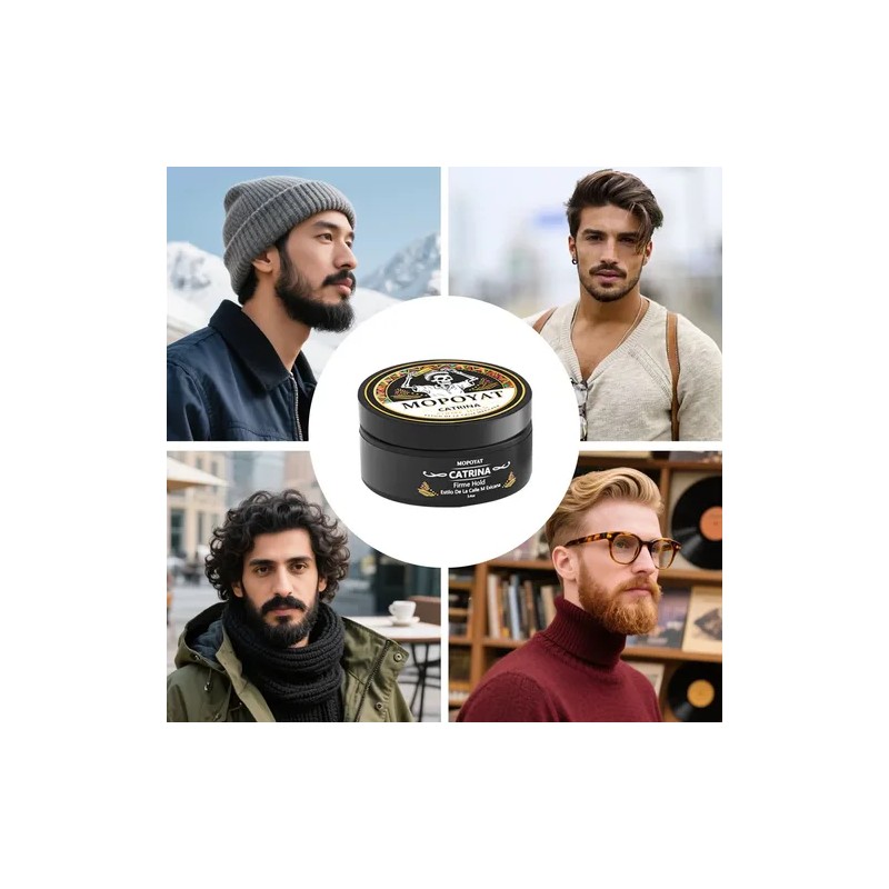 Crema Tratamiento Barba Crecimiento Cabello Barba Mopoyat