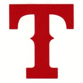 REFLECTIVE Texas rangers fire helmet decal sticker helmet sizes to 12" - 3 Inch