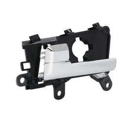 JDMON Front Left Driver Side Interior Inside Inner Door Handle Compatible with Kia Optima 2011 2012 2013 Replacement for 82610-2T000 82610-2T010 Black & Chrome