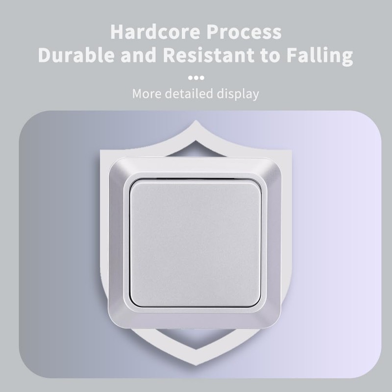 Toggle Switch 1 Way Wall Switch Silver Tone Mechanical Wall