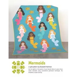 Elizabeth Hartman - Mermaids EH082 Pattern - Quilt Pattern