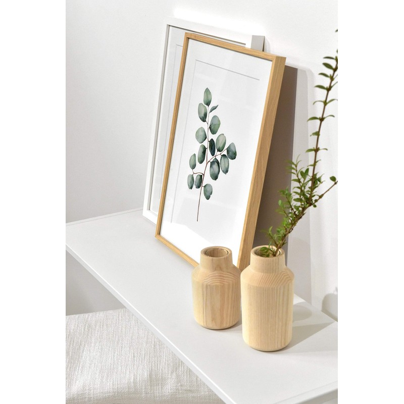 accent by nielsen Photo Frame 5x7 Aluminium Oak Photo Frame