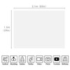 xisho White Screen Backdrop 6.6×5ft Portrait Background 100% Polyester Collapsible
