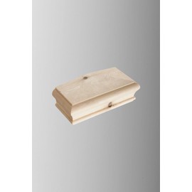 Solid Pine Pyramid Style Stair Newel Post Cap Rebate to fit 90mm Posts (Half Cap 125mm x 56mm x 40mm)