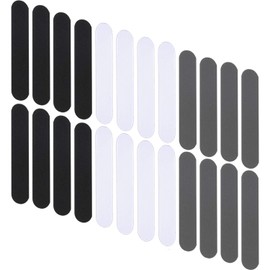 48 Pieces Hat Size Reducer Hat Sizing Tape Foam Reducing Tape Hats Tape Caps Sweatband, Tighten Reducing Tape Men and Women's Hats (Black, White, Gray)