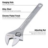 Olympia Tools 18" Adjustable Wrench, Heavy Duty Drop Forged Steel,