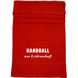 Passion Handball Bath Towel Sport Red