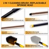Yocada Tub Tile Scrubber Brush 2 in 1 Cleaning Brush