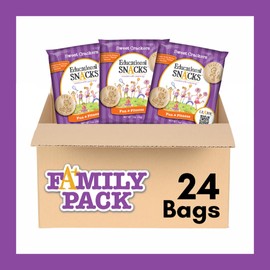 EDUCATIONAL SNACKS – Fun & Fitness Edition | Nut-Free, All-Natural Snacks for Kids | Promote 50+ Activities, Sports & Exercises – Different Mix in Every Bag | 24-Pack for Sports Teams, Camps & Active Play