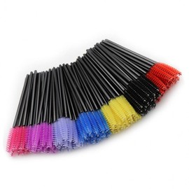 Disposable Eyelash Brush Set (50 pcs) for Mascara Application Extension Blue 50 pcs UK00739 3ea