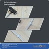 Lumonic 100 x Nail Clips 7 mm for Cable White