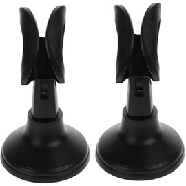 Jindizi 2pcs Microphone Stand Mic Stands Metal Microphone Rack Mic Holder for Desk Microphone Stand Stand Round Base Mic Stand Desk Mic Table Podcast Mic Stand