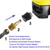 Michear High Pressure Washer Adapter,Hose Adapter Quick Connect, Brass M22