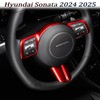 MXkanos Steering Wheel Button Cover, for Hyundai Sonata 2024 2025,Steering