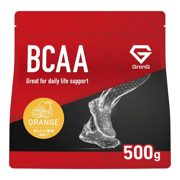 グロング BCAA アミノ酸 500g オレンジ風味