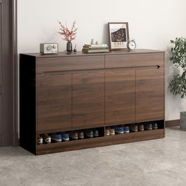 BOMENG Brown Walnut Wood Contact Paper 31.5x157.5in Rustic Distressed Faux Wood Grain Wallpaper Peel and Stick Wallpaper Removable Self Adhesive Wooden Look Vinyl Roll for Countertop Kitchen Wall