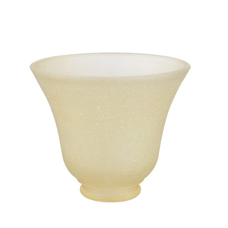 Aspen Creative 23171-4 Transitional Amber Ceiling Fan Replacement Glass Shade.