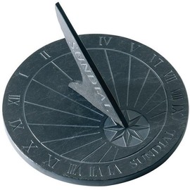 Esschert Design USA LS002 Round Slate Sundial