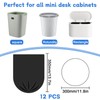 FAELNK Small Trash Bags 3 L Mini Bin Bags Small