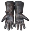 Men's Long Cuff Leather Gloves, Medieval Gloves, Made With Genuine