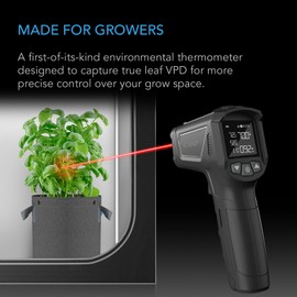 AC Infinity AC Infinity VPD Thermometer, Handheld Environmental Monitor, Captures Leaf VPD and Temperature, Calibrates Smart Controllers, Precision Infrared Range for Plants, Grow Tents, Greenhouses, Terrariums