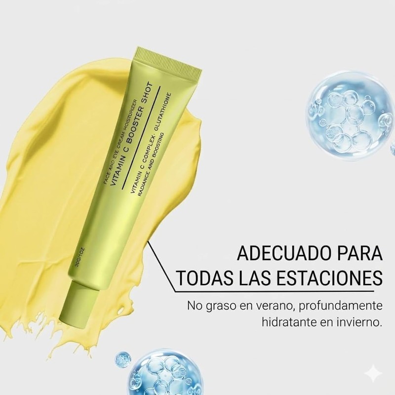Sérum Booster Vit C+Glutatión+E Ilumina Unifica Suaviza (1Pz)