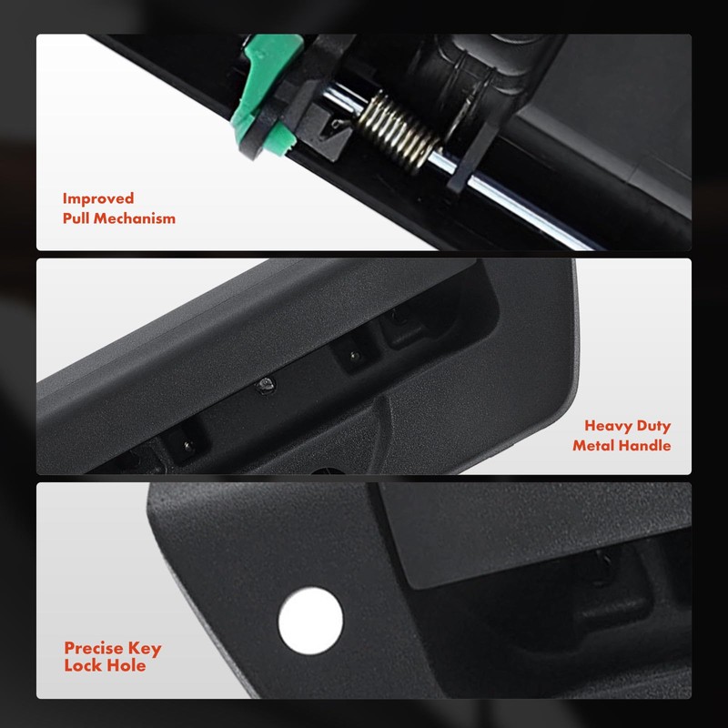 A-Premium - Upgraded Metal Tailgate Handle Compatible with Ford F150