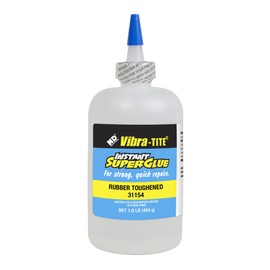 Vibra-TITE 311 Toughened Superglue: Gap Filling Clear - 1 lb bottle, Clear