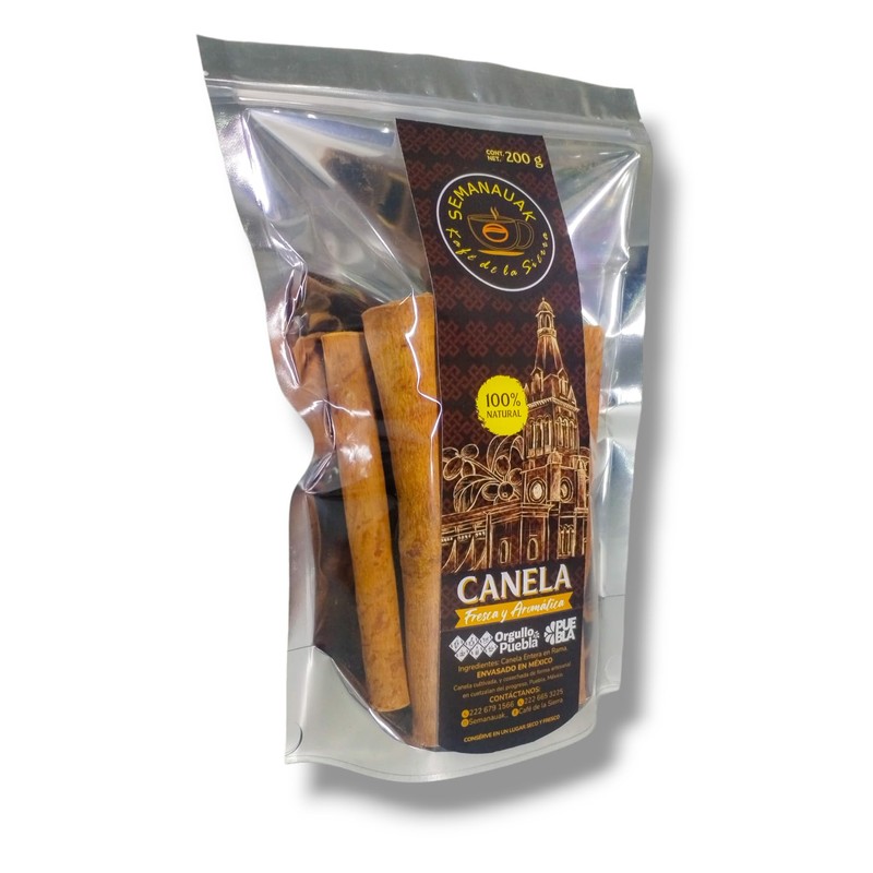 Canela ceylan entera orgánica gruesa 200 gramos
